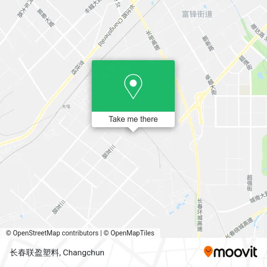 长春联盈塑料 map