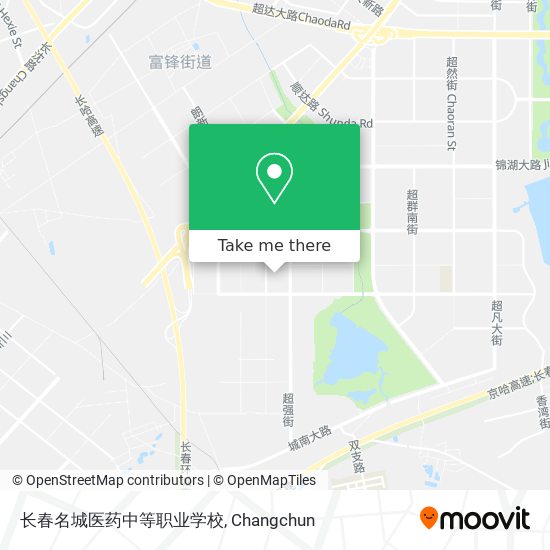 长春名城医药中等职业学校 map
