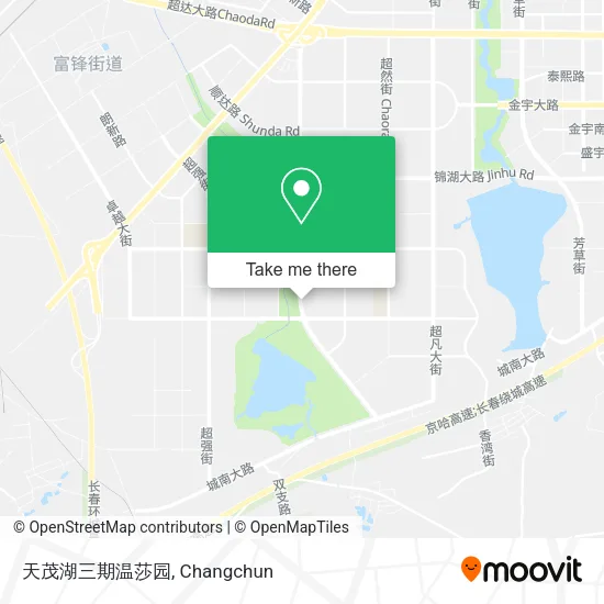 天茂湖三期温莎园 map