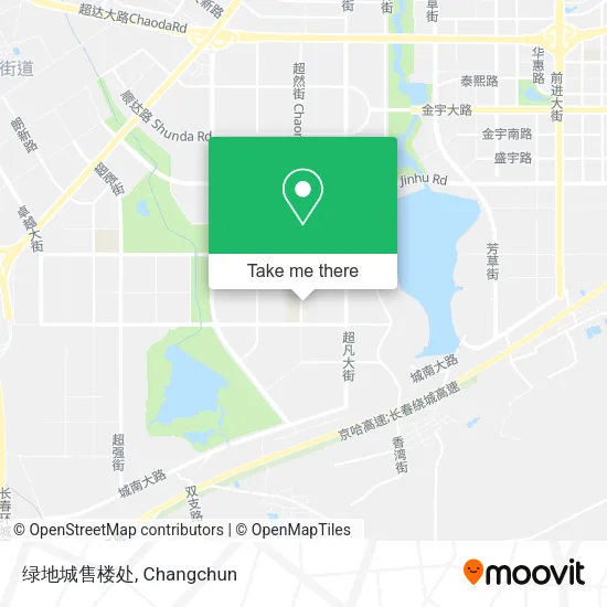 绿地城售楼处 map