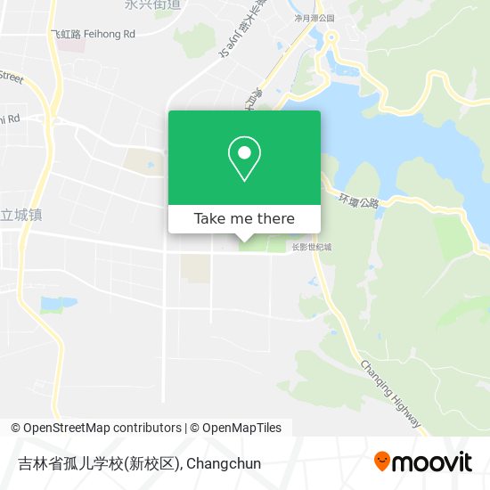 吉林省孤儿学校(新校区) map