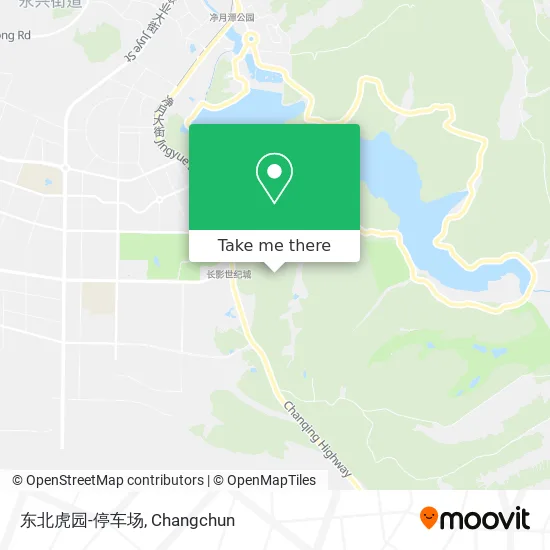 东北虎园-停车场 map