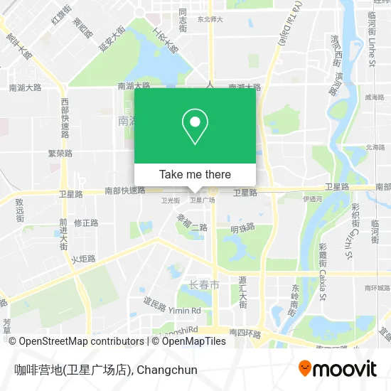 咖啡营地(卫星广场店) map