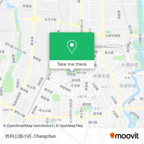 胜利公园小区 map