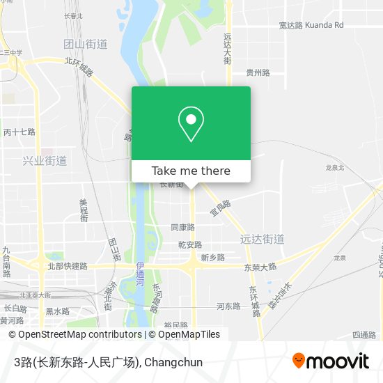 3路(长新东路-人民广场) map