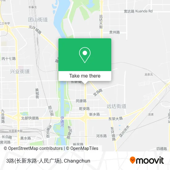 3路(长新东路-人民广场) map