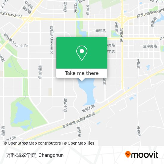 万科翡翠学院 map