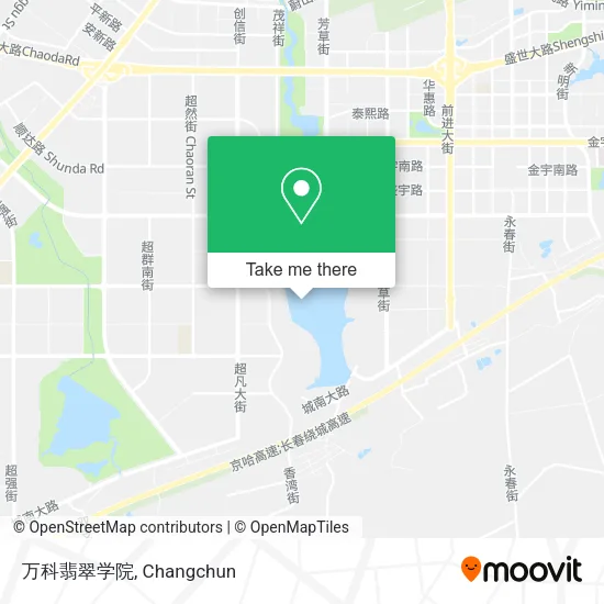 万科翡翠学院 map