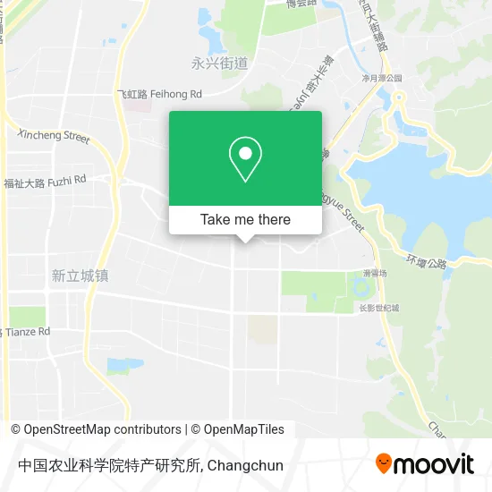 中国农业科学院特产研究所 map