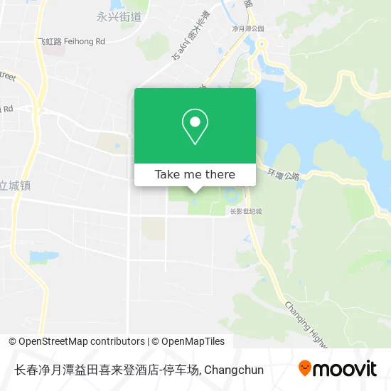 长春净月潭益田喜来登酒店-停车场 map