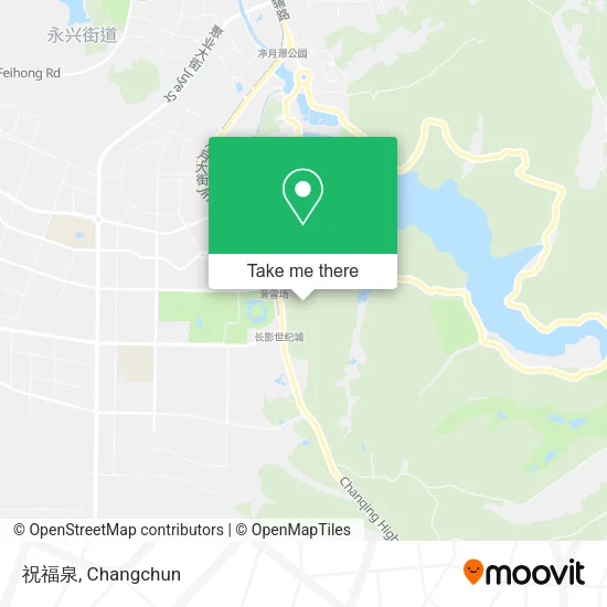 祝福泉 map
