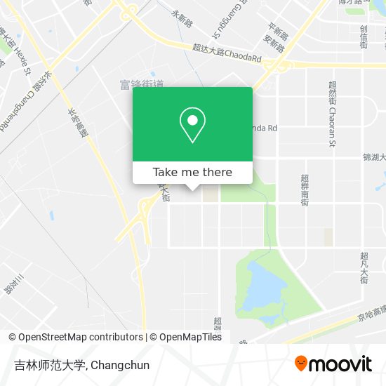 吉林师范大学 map