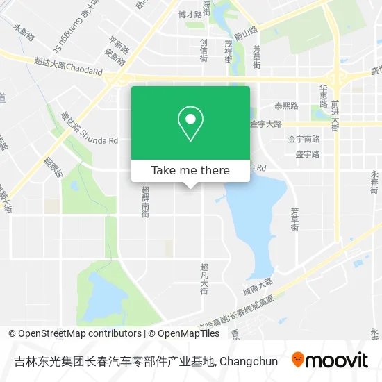 吉林东光集团长春汽车零部件产业基地 map