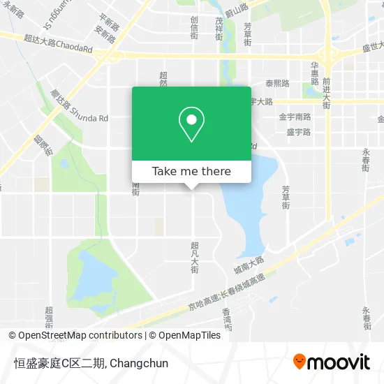 恒盛豪庭C区二期 map