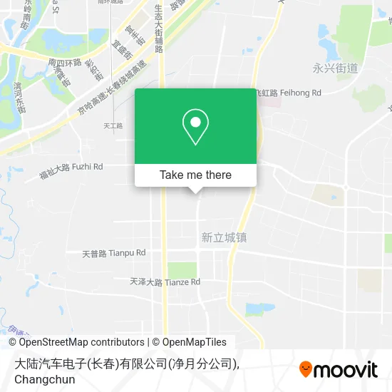 大陆汽车电子(长春)有限公司(净月分公司) map