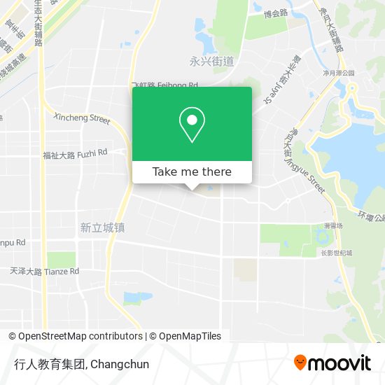 行人教育集团 map