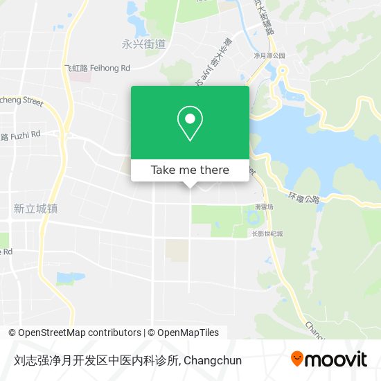 How To Get To 刘志强净月开发区中医内科诊所in 南关区by Bus Or Light Rail