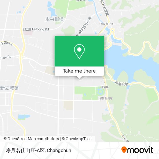 净月名仕山庄-A区 map