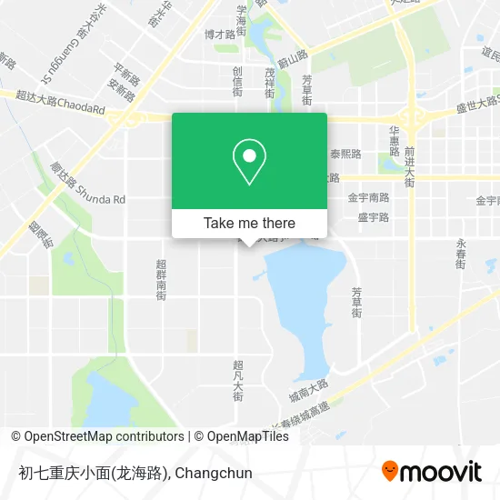 初七重庆小面(龙海路) map