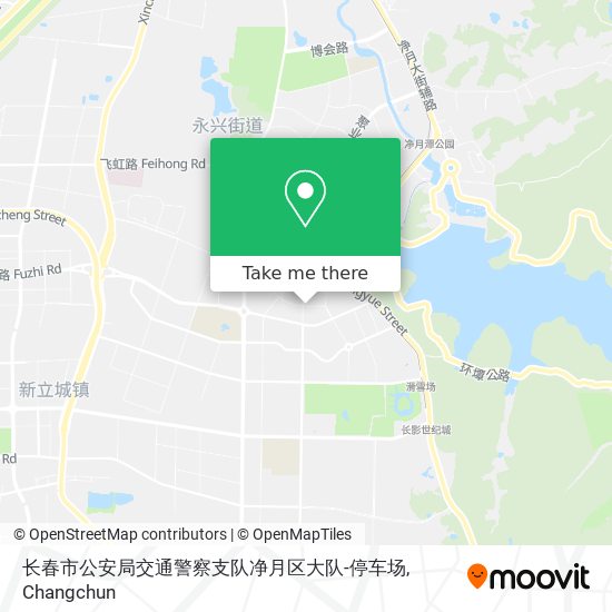 长春市公安局交通警察支队净月区大队-停车场 map