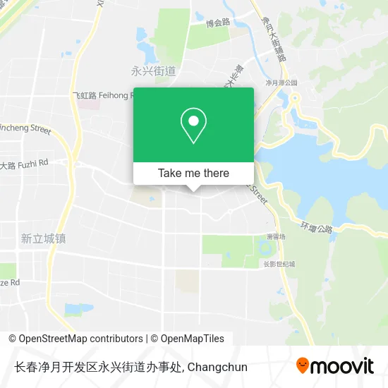 长春净月开发区永兴街道办事处 map