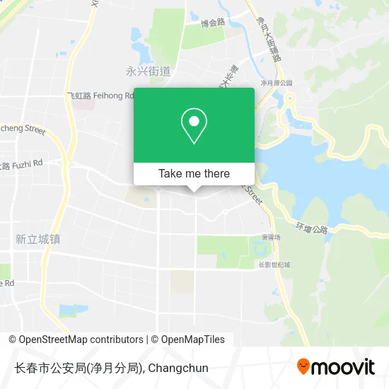 长春市公安局(净月分局) map