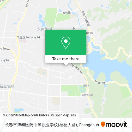 长春市博泰医药中等职业学校(福祉大路) map