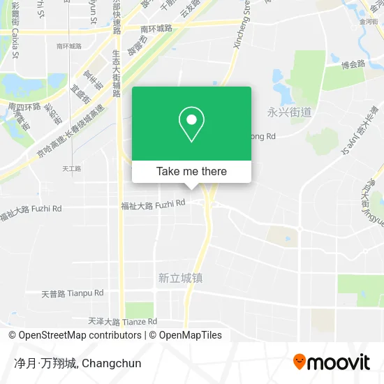 净月·万翔城 map