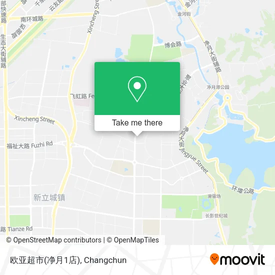欧亚超市(净月1店) map
