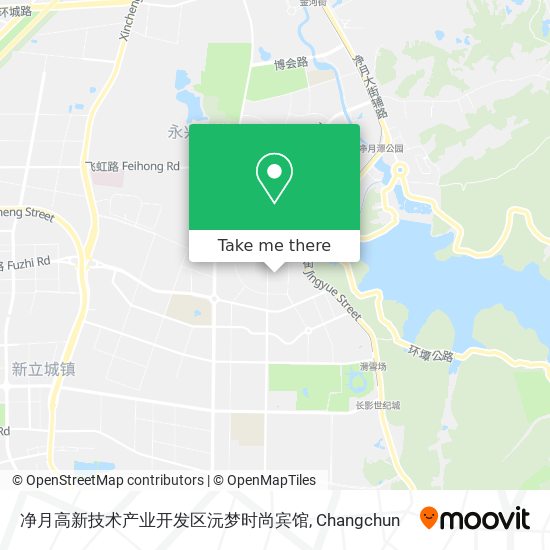 净月高新技术产业开发区沅梦时尚宾馆 map