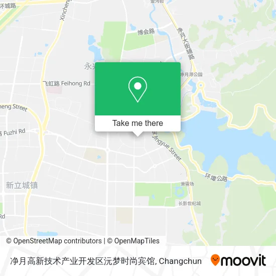 净月高新技术产业开发区沅梦时尚宾馆 map