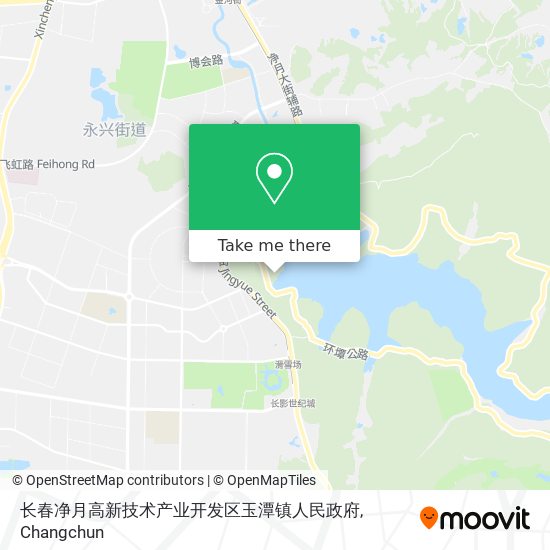 长春净月高新技术产业开发区玉潭镇人民政府 map