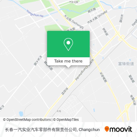 长春一汽实业汽车零部件有限责任公司 map