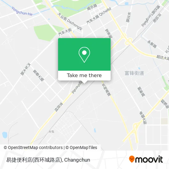 易捷便利店(西环城路店) map