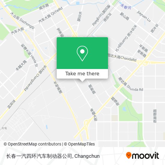 长春一汽四环汽车制动器公司 map