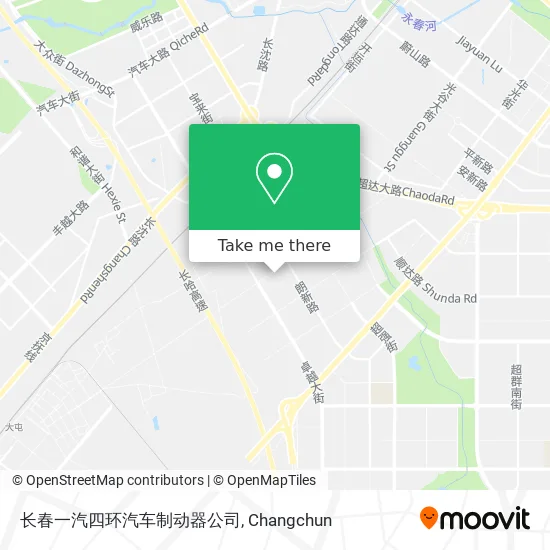 长春一汽四环汽车制动器公司 map
