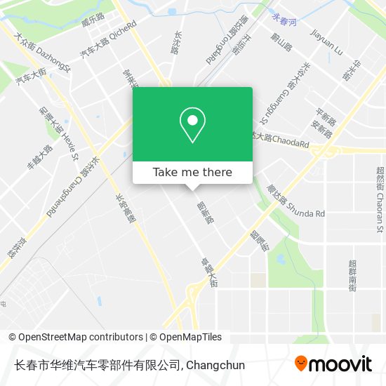 长春市华维汽车零部件有限公司 map