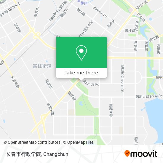长春市行政学院 map