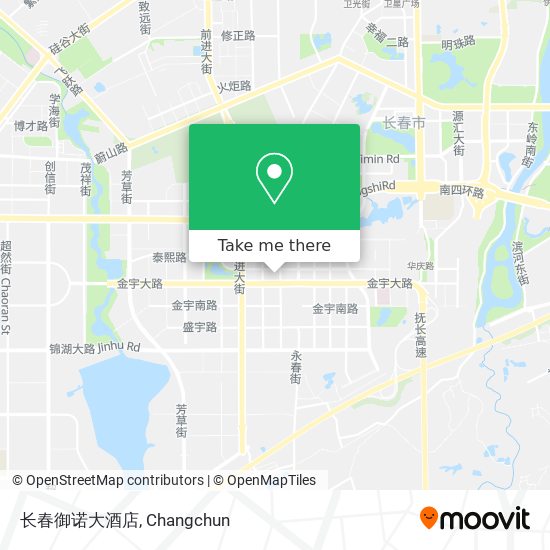 长春御诺大酒店 map