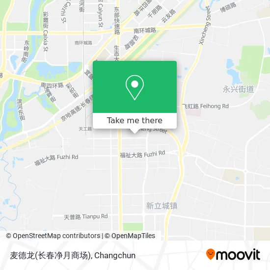 麦德龙(长春净月商场) map