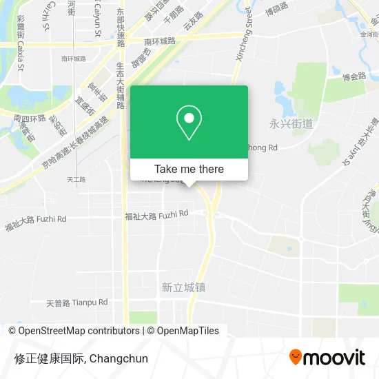 修正健康国际 map
