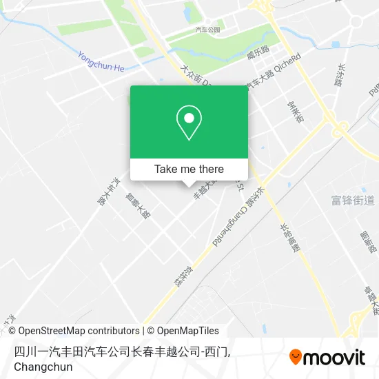 四川一汽丰田汽车公司长春丰越公司-西门 map