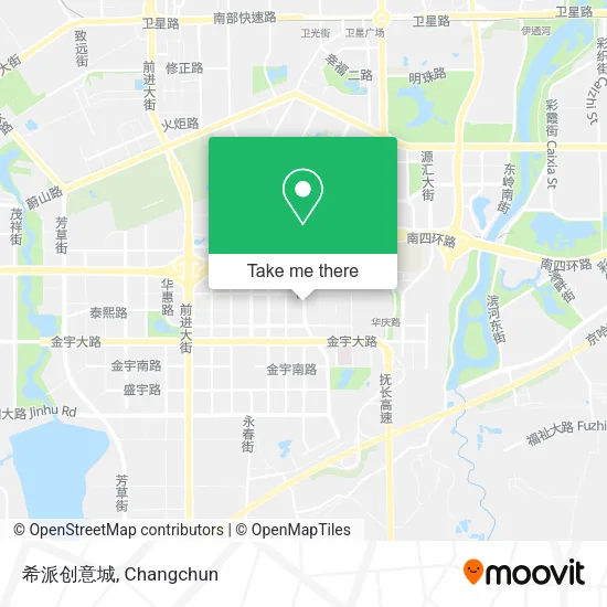 希派创意城 map