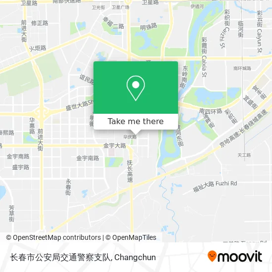 长春市公安局交通警察支队 map