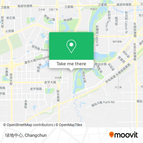 绿地中心 map