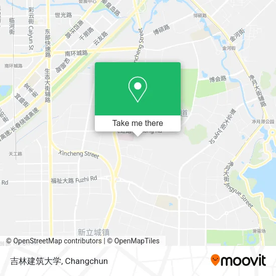 吉林建筑大学 map