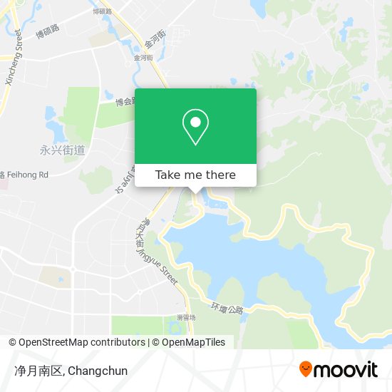 净月南区 map