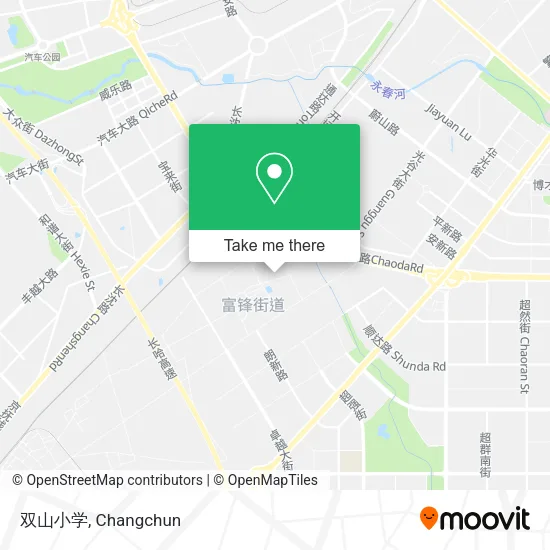 双山小学 map