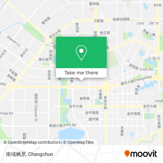 南域枫景 map