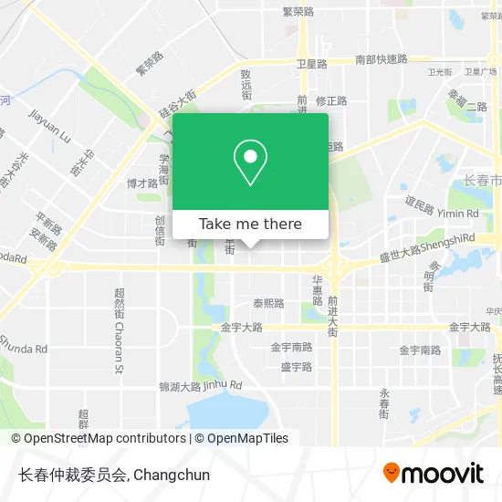 长春仲裁委员会 map